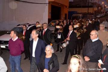  Procesión sin presencia policial en Ojos de Garza (Foto TA)